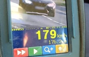 Przekroczył prędkość o 129 km/h