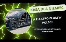 Używane elektryki z Niemiec, czyli elektro-złom w Polsce.