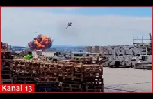 Hiszpański F-18 rozbił się podczas pokazu w Saragossie