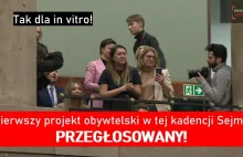 Pierwszy projekt obywatelski w tej kadencji Sejmu uchwalony