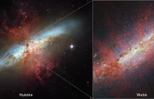 Webb obserwował ekstremalnie silne procesy gwiazdotwórcze w Galaktyce Cygaro