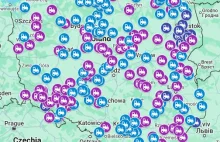 Mapa protestów rolników 9.02