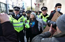 Greta Thunberg zatrzymana przez policję w Londynie