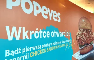 Jest data otwarcia POPEYES w Warszawie. Powstaje w złotym sercu stolicy