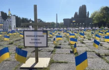 Ukraińcy przyszli "przywitać" ambasadora Rosji w Polsce