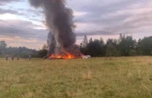 Rozbił się samolot należący do Prigożyna. Zginęło 10 osób