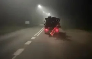 Kierowca Cinquecento przyłapany nocą na przewożeniu drewna. "Jest nieugięty"