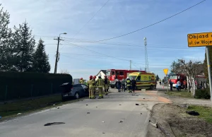 Dzieci ranne w zderzeniu dwóch pojazdów. Sprawca z sądowym zakazem.