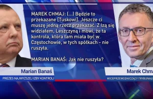 Taśmy Mariana Banasia. Nagranie Mariana Banasia i Marka Chmaja w NIK | TVP INFO