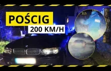 111 punktów karnych dla naćpa*ego kierowcy BMW. Uciekał w ulewie 200 km/h!