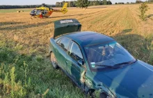 Jechał "wężykiem", uszkodził cztery auta