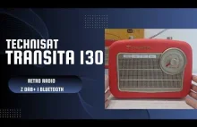 TechniSat Transita 130 - retro radio z Bluetooth, DAB+ i wbudowaną bate...