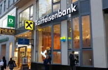Bank Rosji zajął konta Raiffeisen. Skonfiskował 2 mld euro