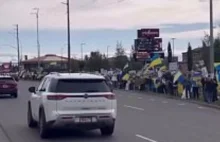 Mieszkańcy Alaski z rigczem witają rosyjską delegację