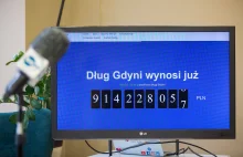 "425 tys. zł na dobę". Gdynia tonie w długach! Aktywiści pokazali licznik