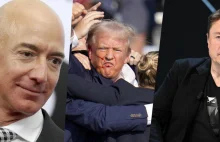 Musk, Bezos i inni o próbie zamachu na Trumpa.