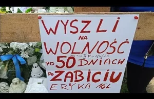 Protest przeciwko bezkarności morderców Eryka. Prośba o wykop efekt.