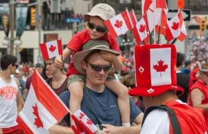 Kanada przyjmuje 500 tys imigrantów na rok - to średnio 1,4 % populacji rocznie.