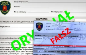 Warszawa. Fałszywe mandaty za nielegalne parkowanie - jak wyglądają, czym się ró