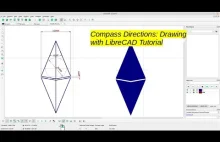 Compass Direction Drawing Made Easy with LibreCAD