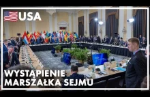 Wystąpienie Marszałka Sejmu na spotkaniu szefów parlamentów krajów NATO