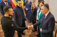Prezydent Zełenski spotkał się w Chełmie z lubelskimi politykami [ZDJĘCIA, FILM]