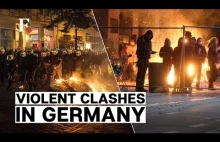 Protest w Lipsku w Niemczech po tym jak aktywistka lewicowa