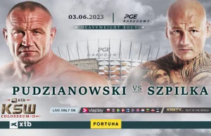 Mariusz Pudzianowski vs Artur Szpilka na PGE Narodowym na gali XTB