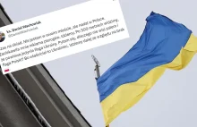 Ksiądz nie wszedł do restauracji przez ukraińską flagę.