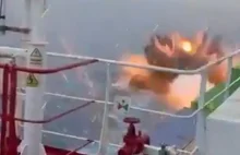 Huti zaatakowali statek z ukraińską załogą. Przywitał ich grad kul