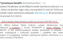 Kraków tonie w długach, a Jacek Majchrowski chce brać kolejne kredyty