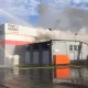 Pożar na terenie Portu Gdańsk. Jest apel służb do mieszkańców