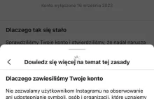 Meta (Instagram) usunęła konto S. Mentzena