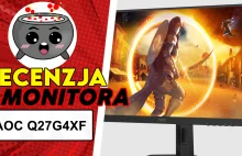 Niedrogi monitor QHD dla graczy recenzja AOC Q27G4XF.