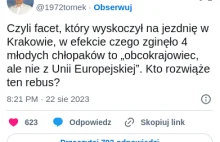 Redaktor naczelny portalu nczas.com oskarża pieszego o wypadek z Krakowa