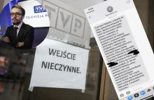 Pracownicy TVP wezwani znów do TVP Info. Posłowie PiS mają pomóc w wejściu