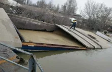 Rumuńska barka z 860 tonami ukraińskiej pszenicy zatonęła w porcie na Dunaju