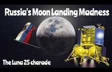 Lot na księżyc Luna 25 to fake? Dwie różne rakiety? - wymagany angielski