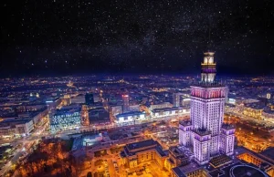 Nocą w Polsce nie widać gwiazd. Naukowcy alarmują ws. zanieczyszczenia światłem