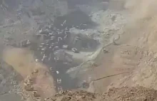 Osuwisko w kopalni