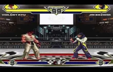 Violent Ryu Vs. Jin Kazama - Epic Death MUGEN Battle Crossover - Street Fighter