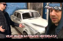 ( część 17 ) Kładę VOLVO Amazon na MERCEDESA CLK320 ! Unibody SWAP I POLSKI HOTR