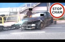 Kolizja BMW z Volkswagenem w Katowicach