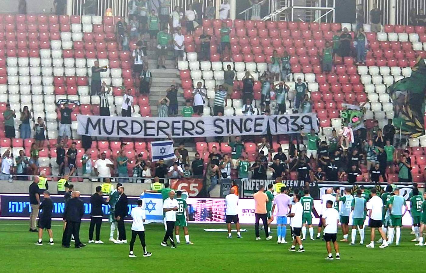 Śmieszna kara dla Maccabi Hajfa za transparent na meczu z Rakowem Częstochowa