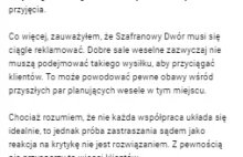 Gburowaty właściciel sali weselnej Szafranowy Dwór - prośba o wykop efekt