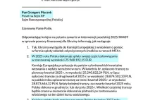 Polska zapłaciła w 2024 roku 102 mln zł odsetek od pożyczki udzielonej Ukrainie