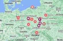 Książulo tracker - mapa knajp odwiedzanych przez Książulo
