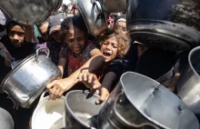 Szokujące obrazki z Gazy. Zaatakowano namioty w obozie