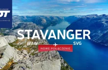 PLL LOT uruchamiają nowe połączenie do Stavanger.