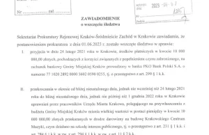 Prokuratura wszczyna śledztwo w sprawie tajemniczego przelewu na 10 mln zł